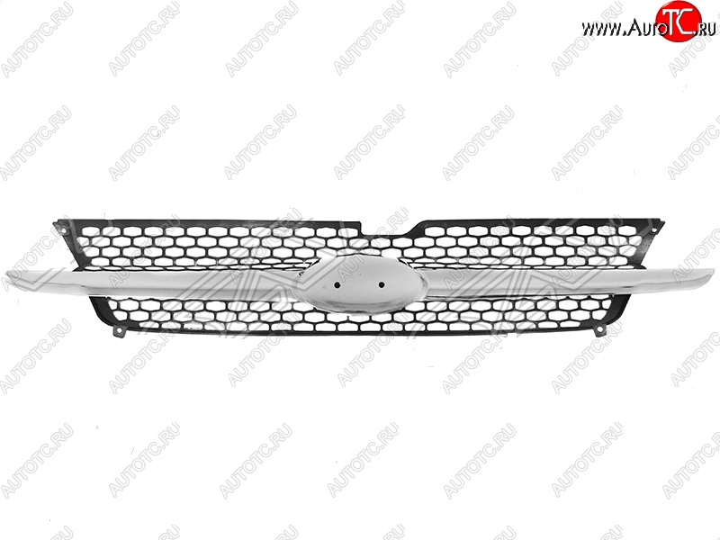1 679 р. Решётка радиатора SAT (в сборе с хром. молдингом) Hyundai Getz TB хэтчбэк 5 дв. дорестайлинг (2002-2005) (Неокрашенная)  с доставкой в г. Новочеркасск