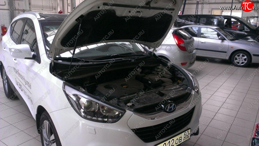 2 199 р. Газовые упоры капота Berkut Hyundai IX35 LM рестайлинг (2013-2018)  с доставкой в г. Новочеркасск