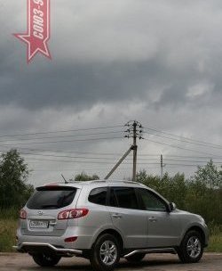 11 159 р. Защита заднего бампера Souz-96 (d60) Hyundai Santa Fe CM рестайлинг (2009-2012)  с доставкой в г. Новочеркасск. Увеличить фотографию 2