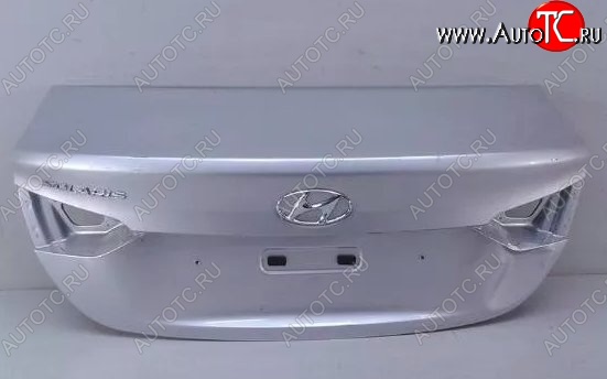 48 799 р. Крышка багажника металлическая Стандартная Hyundai Solaris HCR седан дорестайлинг (2017-2020) (Неокрашенная)  с доставкой в г. Новочеркасск