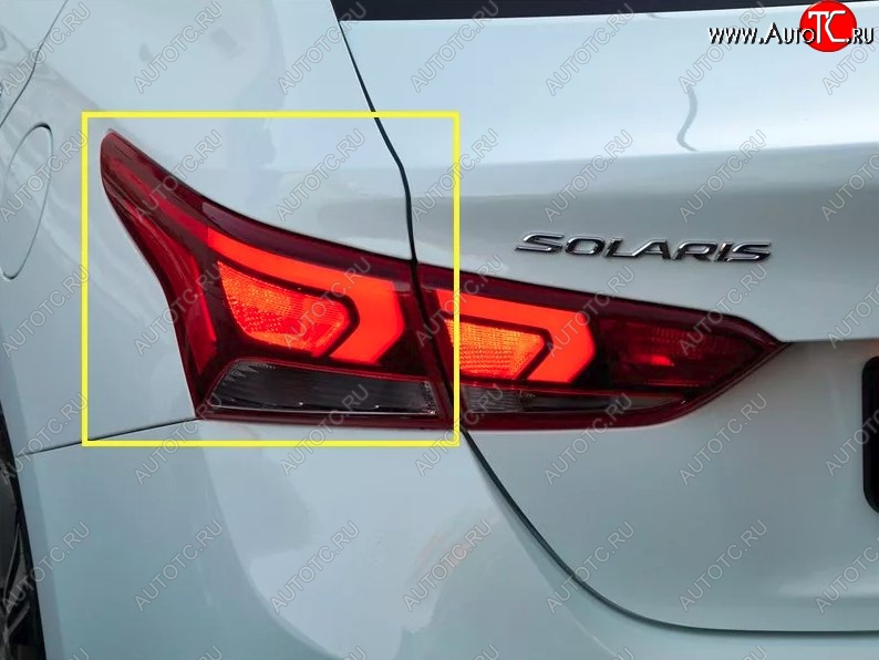 25 799 р. Фара задняя левая Стандартная (светодиодная) Hyundai Solaris HCR седан дорестайлинг (2017-2020)  с доставкой в г. Новочеркасск