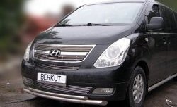 3 799 р. Декоративная вставка воздухозаборника Berkut  Hyundai Starex/Grand Starex/H1  TQ (2007-2018) дорестайлинг, рестайлинг  с доставкой в г. Новочеркасск. Увеличить фотографию 1