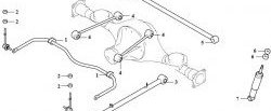 449 р. Полиуретановая втулка стабилизатора задней подвески Точка Опоры Hyundai Terracan HP дорестайлинг (2001-2004)  с доставкой в г. Новочеркасск. Увеличить фотографию 2