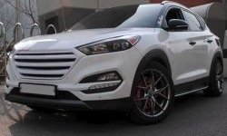 9 649 р. Решётка радиатора CT Hyundai Tucson LM (2010-2017) (Неокрашенная)  с доставкой в г. Новочеркасск. Увеличить фотографию 5