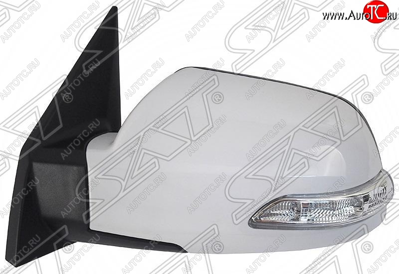 6 499 р. Боковое левое зеркало заднего вида SAT (поворот, 5 контактов) Hyundai Tucson JM (2004-2010) (Неокрашенное)  с доставкой в г. Новочеркасск