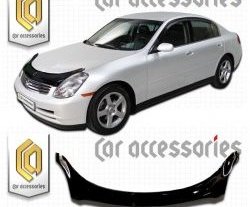 Дефлектор капота CA Plastic INFINITI G35 V35 седан (2002-2007)