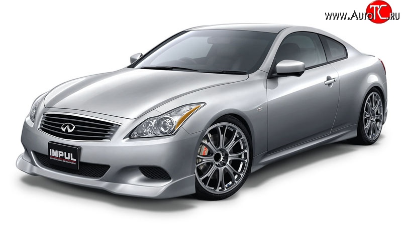 23 899 р. Накладка на передний бампер Impul INFINITI G37 V36 седан рестайлинг (2008-2014) (Неокрашенная)  с доставкой в г. Новочеркасск