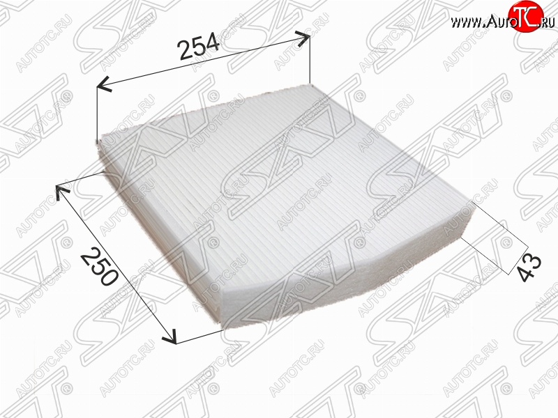 389 р. Фильтр салонный SAT (254х250х42 mm)  INFINITI Q30  H15E (2015-2019), Mercedes-Benz A class  W176 (2012-2015), Mercedes-Benz B-Class  W246/T246 (2011-2018), Mercedes-Benz CLA class  C117 (2013-2019)  с доставкой в г. Новочеркасск