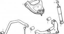 849 р. Полиуретановый сайлентблок верхнего рычага передней подвески Точка Опоры Isuzu Bighorn UBS25GW,UBS69GW 5 дв. дорестайлинг (1991-1993)  с доставкой в г. Новочеркасск. Увеличить фотографию 2