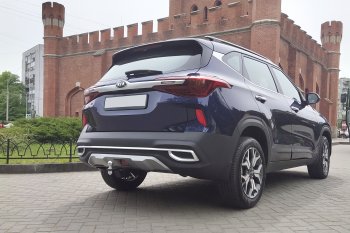 15 399 р. Фаркоп Petroil Tuning (съемный квадрат) KIA Seltos (2019-2024)  с доставкой в г. Новочеркасск. Увеличить фотографию 5