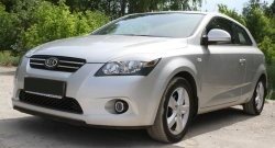 999 р. Реснички на фары RA  KIA Ceed  1 ED (2006-2010) дорестайлинг универсал, дорестайлинг, хэтчбэк 5 дв. (Поверхность глянец (под окраску), Неокрашенные)  с доставкой в г. Новочеркасск. Увеличить фотографию 4