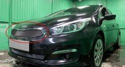 Сетка в решетку радиатора Russtal KIA Ceed 1 ED рестайлинг, хэтчбэк 5 дв. (2010-2012)