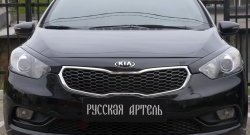 1 149 р. Реснички на фары RA KIA Cerato 3 YD дорестайлинг седан (2013-2016) (Неокрашенные)  с доставкой в г. Новочеркасск. Увеличить фотографию 3