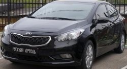 1 149 р. Реснички на фары RA KIA Cerato 3 YD дорестайлинг седан (2013-2016) (Неокрашенные)  с доставкой в г. Новочеркасск. Увеличить фотографию 4