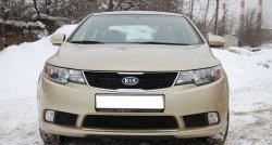 4 599 р. Накладка на передний бампер GT Dynamics KIA Cerato 2 TD седан (2008-2013) (Неокрашенная)  с доставкой в г. Новочеркасск. Увеличить фотографию 2