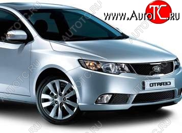 5 699 р. Правое крыло SAT (Тайвань) KIA Cerato 2 TD седан (2008-2013) (Неокрашенное)  с доставкой в г. Новочеркасск