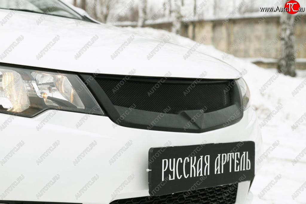 4 089 р. Решётка радиатора (Forte) RA KIA Cerato 2 TD седан (2008-2013) (Поверхность глянец (под окраску), Неокрашенная)  с доставкой в г. Новочеркасск