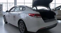 1 169 р. Защитная накладка на задний бампер RA KIA Optima JF седан рестайлинг (2018-2020)  с доставкой в г. Новочеркасск. Увеличить фотографию 5