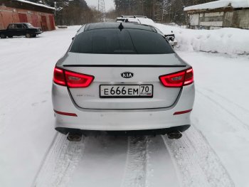 3 399 р. Лип спойлер АВТОКРАТ KIA Optima 3 TF дорестайлинг седан (2010-2013) (Неокрашенный)  с доставкой в г. Новочеркасск. Увеличить фотографию 4