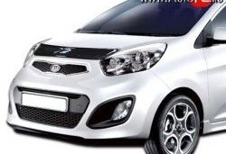 Дефлектор капота NovLine KIA Picanto 2 TA хэтчбэк 5 дв. дорестайлинг (2011-2015)