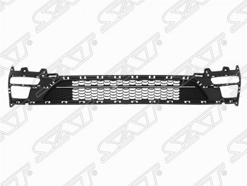 2 199 р. Решетка в передний бампер SAT (под диодные туманки) KIA Rio 3 QB рестайлинг седан (2015-2017)  с доставкой в г. Новочеркасск. Увеличить фотографию 1