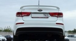 5 799 р. Спойлер BS KIA Rio 3 QB рестайлинг седан (2015-2017) (Неокрашенный)  с доставкой в г. Новочеркасск. Увеличить фотографию 4