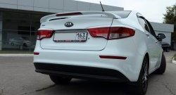 5 799 р. Спойлер BS KIA Rio 3 QB рестайлинг седан (2015-2017) (Неокрашенный)  с доставкой в г. Новочеркасск. Увеличить фотографию 5