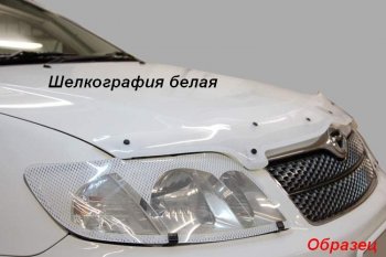 2 079 р. Дефлектор капота CA-Plastic KIA Rio X-line (2017-2021) (Classic черный, Без надписи)  с доставкой в г. Новочеркасск. Увеличить фотографию 6