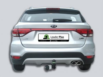 6 649 р. Фаркоп Лидер Плюс KIA Rio X-line (2017-2021) (Без электропакета)  с доставкой в г. Новочеркасск. Увеличить фотографию 1