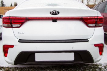 679 р. Защитная накладка заднего бампера Тюн-Авто KIA Rio 4 FB дорестайлинг седан (2016-2020)  с доставкой в г. Новочеркасск. Увеличить фотографию 2