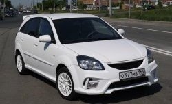 10 999 р. Передний бампер Vita Dm KIA Rio 2 JB дорестайлинг, хэтчбэк 5 дв. (2005-2009) (Без сетки, Неокрашенный)  с доставкой в г. Новочеркасск. Увеличить фотографию 5