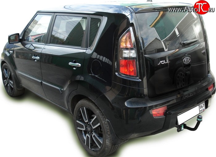 7 349 р. Фаркоп Лидер Плюс KIA Soul AM дорестайлинг (2008-2011) (Без электропакета)  с доставкой в г. Новочеркасск