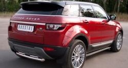 15 799 р. Защита порогов из круглой трубы диаметром 63 мм (Prestige u Pure) Russtal Land Rover Range Rover Evoque 1 L538 дорестайлинг 5 дв. (2011-2015) (Защита порогов с со скосами на торцах (вариант 1))  с доставкой в г. Новочеркасск. Увеличить фотографию 4