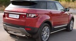 15 799 р. Защита порогов из круглой трубы диаметром 63 мм (Prestige u Pure) Russtal Land Rover Range Rover Evoque 1 L538 дорестайлинг 5 дв. (2011-2015) (Защита порогов с со скосами на торцах (вариант 1))  с доставкой в г. Новочеркасск. Увеличить фотографию 8