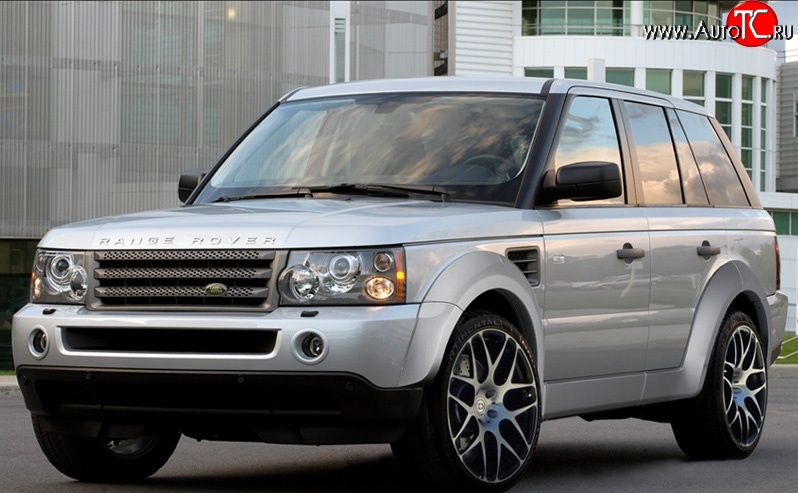 44 549 р. Комплект накладок на колёсные арки Arden Land Rover Range Rover Sport 1 L320 дорестайлинг (2005-2009) (Неокрашенные)  с доставкой в г. Новочеркасск