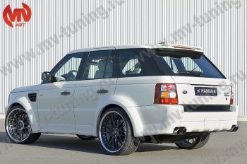 23 899 р. Пороги накладки HAMMAN  Land Rover Range Rover Sport  1 L320 (2005-2009) дорестайлинг (Неокрашенные)  с доставкой в г. Новочеркасск. Увеличить фотографию 2