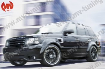 23 899 р. Пороги накладки HAMMAN  Land Rover Range Rover Sport  1 L320 (2005-2009) дорестайлинг (Неокрашенные)  с доставкой в г. Новочеркасск. Увеличить фотографию 3