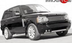 23 049 р. Накладка Verge на передний бампер Land Rover Range Rover 3 L322 дорестайлинг (2002-2006) (Неокрашенная)  с доставкой в г. Новочеркасск. Увеличить фотографию 2