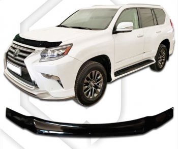 Дефлектор капота CA-Plastiс Lexus (Лексус) GX460 (джи)  J150 (2013-2022) J150 1-ый рестайлинг, 2-ой рестайлинг