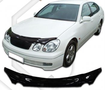 Дефлектор капота CA-Plastic Lexus (Лексус) GS300 (ГС)  S160 (1997-2001) S160 дорестайлинг