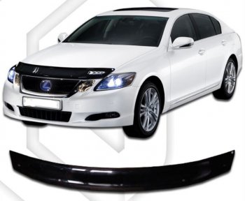 Дефлектор капота CA-Plastiс Lexus (Лексус) GS300 (ГС)  S190 (2005-2006) S190 дорестайлинг