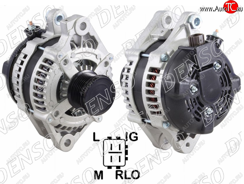 34 999 р. Генератор SAT (3,0/3,5 3/4 GR-FSE/2GRFE 12V 100A)  Lexus GS300  S190 (2005-2012), Toyota Camry  XV40 (2006-2011)  с доставкой в г. Новочеркасск