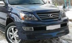 1 499 р. Реснички на фары CT Lexus GX460 J150 дорестайлинг (2009-2013) (Неокрашенные)  с доставкой в г. Новочеркасск. Увеличить фотографию 2