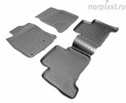 2 489 р. Комплект ковриков в салон Norplast  Lexus GX470  J120 (2002-2007), Toyota Land Cruiser Prado  J120 (2002-2009)  с доставкой в г. Новочеркасск. Увеличить фотографию 1