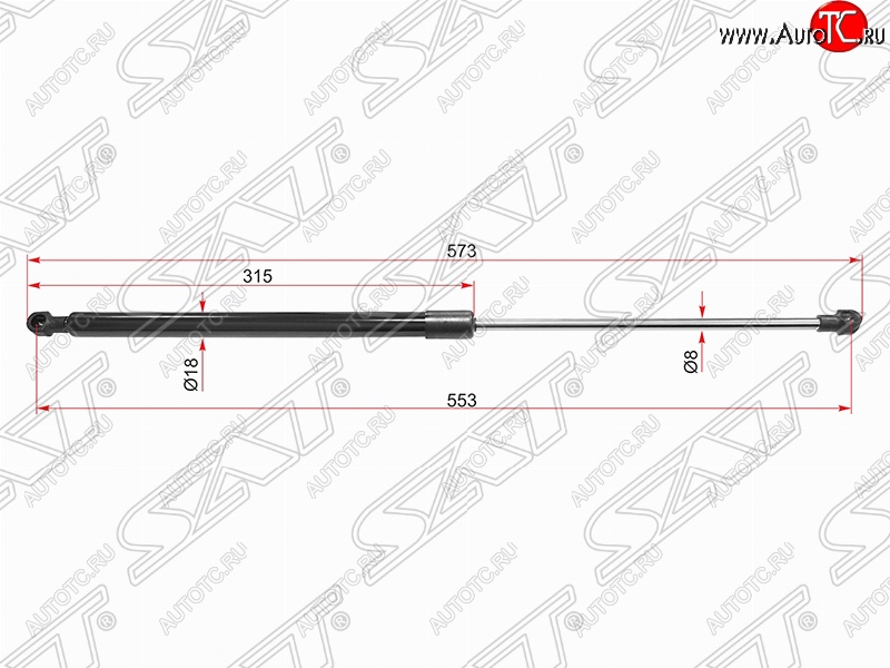 959 р. Упор капота SAT (газовый) Lexus IS250 XE30 седан дорестайлинг (2013-2016)  с доставкой в г. Новочеркасск