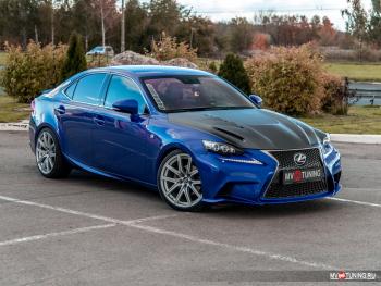 53 999 р. Капот F-SPORT  Lexus IS250  XE30 седан (2013-2016) дорестайлинг (Неокрашенный)  с доставкой в г. Новочеркасск. Увеличить фотографию 2