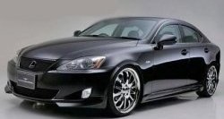 8 599 р. Пороги накладки CT Lexus IS250 XE20 седан дорестайлинг (2005-2013) (Неокрашенные)  с доставкой в г. Новочеркасск. Увеличить фотографию 2