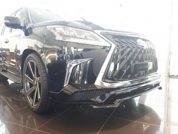 45 999 р. Юбка переднего бампера HEMMES Lexus LX570 J200 2-ой рестайлинг (2015-2022) (Неокрашенная)  с доставкой в г. Новочеркасск. Увеличить фотографию 11