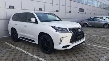 45 999 р. Юбка переднего бампера HEMMES Lexus LX570 J200 2-ой рестайлинг (2015-2022) (Неокрашенная)  с доставкой в г. Новочеркасск. Увеличить фотографию 5