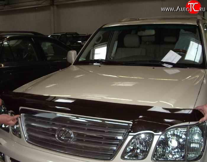 3 089 р. Дефлектор капота NovLine Lexus LX470 J100 дорестайлинг (1998-2002)  с доставкой в г. Новочеркасск